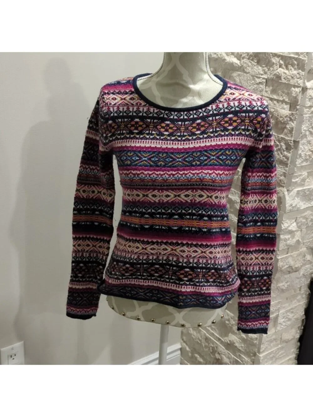 LOGG label of graded goods sweater with alpaca